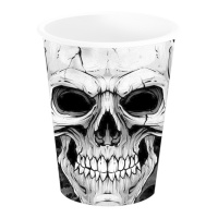 Totenkopfbecher 240 ml - 6 Stk.