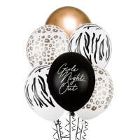 Girls Night Out Latex-Ballon 30 cm - PartyDeco - 6 Stück