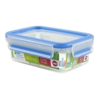 Rechteckige Kunststoff-Tupperware 550 ml - Emsa