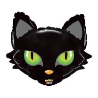 Ballon, 71 cm, schwarze Katze - Grabo