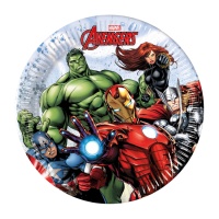 Avengers in Aktion Teller 19,5 cm - 8 Stück