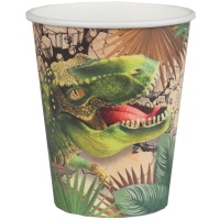 Jurassic Dinosaurier Becher 270 ml - 10 Stück.