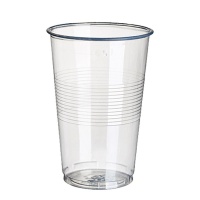 350 ml transparente Plastikbecher - 50 Stück.