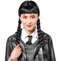 Wednesday Addams Perücke für Erwachsene