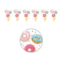 Donut-Wimpel - 3 m