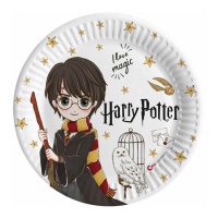 Harry Potter Kompostierbare Pappteller 23cm - 8 Stk.