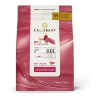 Rubinrote Schokolade schmelzende Nuggets 2,5 kg - Callebaut