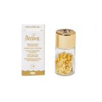 23 Karat essbare Goldkrümel 0,125 gr - Decora