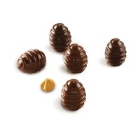 Silikonform für Schokoladeneier Choco Spiral 3D 17,5x 21 x 21 x 3 cm - Silikomart