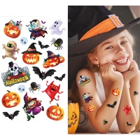 Halloween Fun Temporäre Tattoos - 1 Blatt