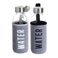 400 ml Wasserflasche mit Deckel - 1 Stk.