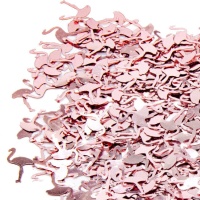 Metallisches rosa Flamingo-Konfetti von 20 gr.