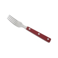 19,5 cm Polyoxymethylen-Gabel rot Steak Basic - Arcos