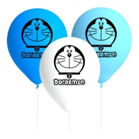 Doraemon Latex-Ballons 27 cm - 8 Stück