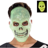 Phosphoreszierende Skelett-Maske