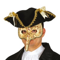 Venezianische Maske mit spitzer Nase