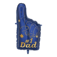 Papa Nummer 1 Luftballon 86,5 x 46 cm - PartyDeco