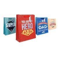 Super Dad Geschenktasche 32 x 26 x 12,5 cm - 1 Stk.