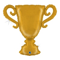 Gold glitzernder Champions Cup Ballon 84 cm - Grabo