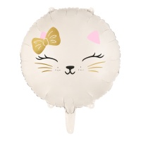 Vintage Katze Luftballon 45 cm - Partydeco