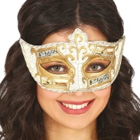 Goldene venezianische Maske mit Partitur