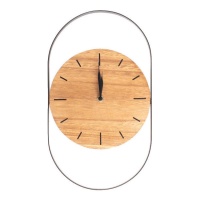 Originelle Wanduhr, 35 x 20 cm - DCasa