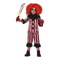 Böser Clown Kostüm für Kinder