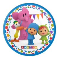 Pocoyo Party-Teller 23 cm - 8 Stück