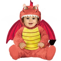 Baby Roter Drache Kostüm