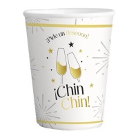 Chin Chin Silvestergläser 266 ml - 6 Stück