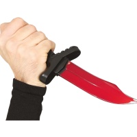 25 cm Messer mit Blut im Inneren