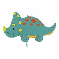 Triceratops Dinosaurier Luftballon 91 cm - Grabo