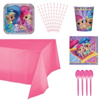 Shimmer and Shine Party Pack - 8 Personen