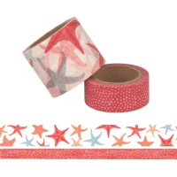 Washi Tape Seesterne und Maulwürfe - 5 m