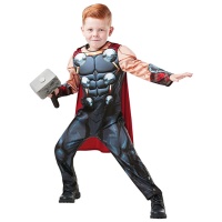 Avengers Thor Kostüm mit Hammer für Kinder