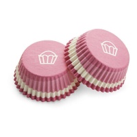 Fuchsia Cupcake-Kapseln - Pastkolor - 48 Stk.