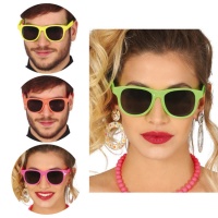 Neonfarbene Brille