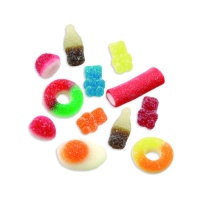 Assortierte Tüte mit Mini-Gummis mit Pica Pica - Fini Little mix - 500 gr