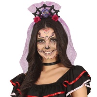 Catrina Stirnband mit Schleier