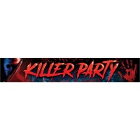 Killer Party Schild Dekoration 25 x 21 cm