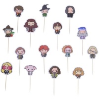 Harry Potter Cupcake-Picks - 15 Stück.