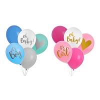 Oh Baby Latex-Ballons 30 cm - 8 Stück