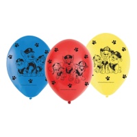 Paw Patrol Latex Luftballons 22,8 cm - Amscan - 6 Stk.