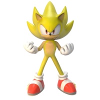 Figur für Kuchen von Super Sonic von 9 cm.