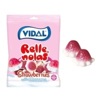 Erdbeeren mit Sahne gefüllt mit Gelee - Vidal - 85 g