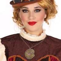 Gealterte Steampunk-Uhrenkette