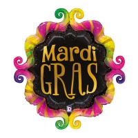 Mardi Gras Fancy Frame Ballon 61 x 71 cm - Grabo