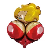 80 cm blondes Mädchen Brüste Ballon