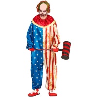 Amerikanischer Killer Clown Kostüm