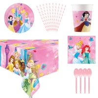 Disney-Prinzessinnen-Party-Paket - 8 Personen